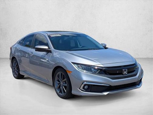 Lunar Silver Metallic 2021 Honda Civic EX