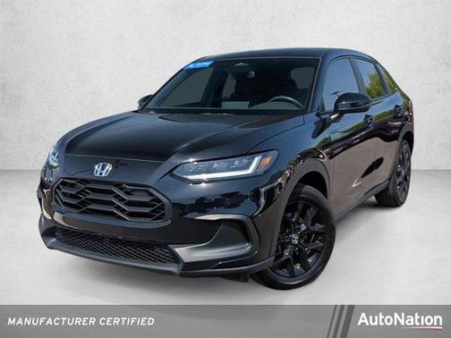 Crystal Black Pearl 2023 Honda HR-V 2WD Sport