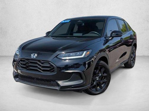 Crystal Black Pearl 2023 Honda HR-V 2WD Sport