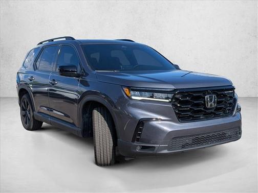 Modern Steel Metallic 2025 Honda Pilot Black Edition
