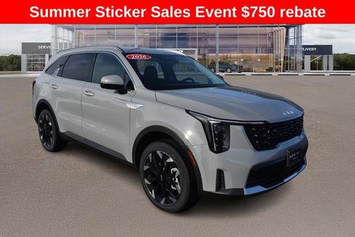 Gray 2026 Kia Sorento EX