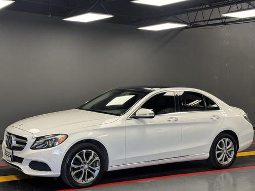 White 2015 Mercedes-Benz C-Class C 300 4MATIC Luxury