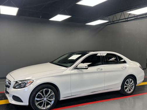 White 2015 Mercedes-Benz C-Class C 300 4MATIC Luxury