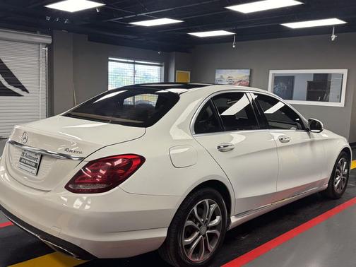 White 2015 Mercedes-Benz C-Class C 300 4MATIC Luxury