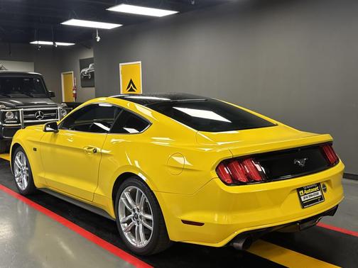 Yellow 2017 Ford Mustang EcoBoost