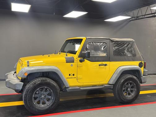 Yellow 2008 Jeep Wrangler X