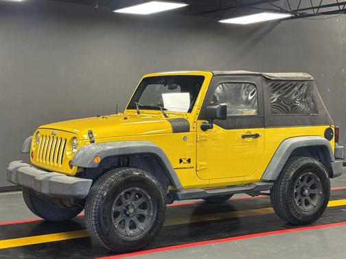 Yellow 2008 Jeep Wrangler X