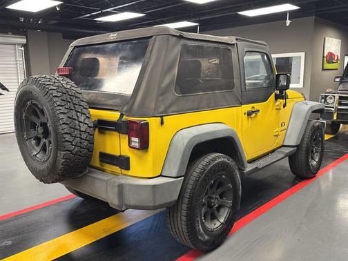 Yellow 2008 Jeep Wrangler X