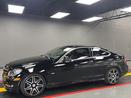 Black 2014 Mercedes-Benz C-Class 2dr Cpe C 250 RWD