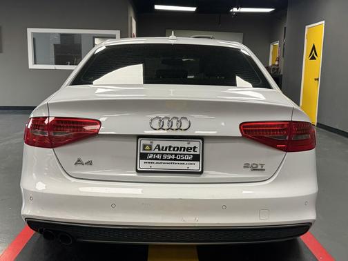 White 2015 Audi A4 2.0T Premium Plus