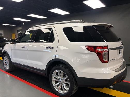 White Platinum Metallic Tri-Coat 2014 Ford Explorer Limited