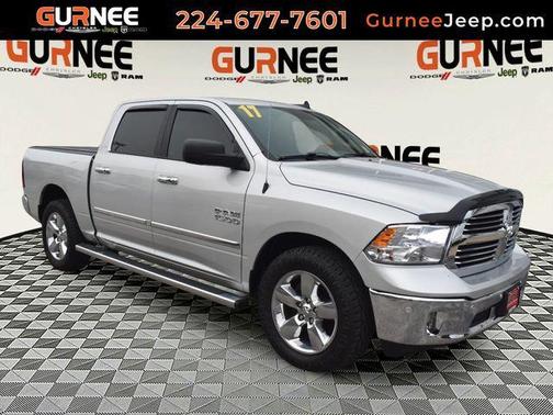 Bright Silver Metallic Clearcoat 2017 RAM 1500 Big Horn