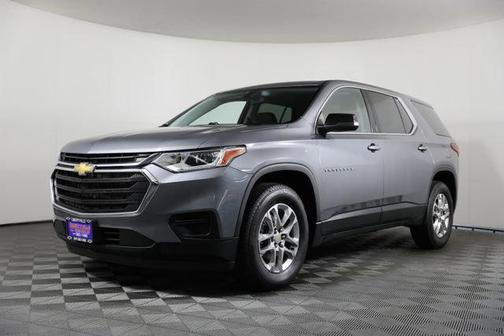 Satin Steel Metallic 2021 Chevrolet Traverse LS