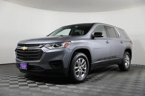 Satin Steel Metallic 2021 Chevrolet Traverse LS