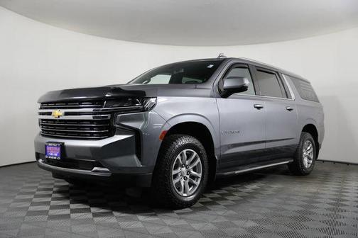 Satin Steel Metallic 2022 Chevrolet Suburban LT