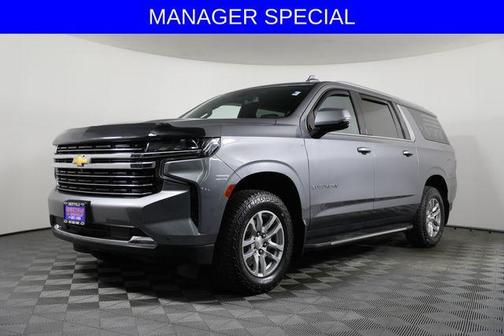 Satin Steel Metallic 2022 Chevrolet Suburban LT