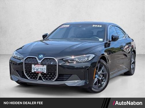 Black Sapphire Metallic 2023 BMW i4 Gran Coupe eDrive35