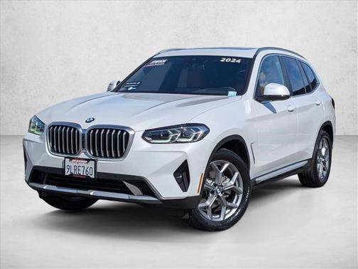 Mineral White Metallic 2024 BMW X3 xDrive30i