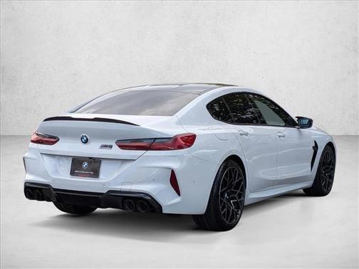 Alpine White 2022 BMW M8 Gran Coupe Competition