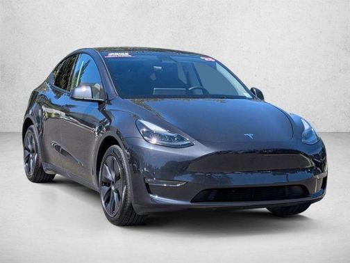 Stealth Grey 2025 Tesla Model Y Long Range Dual Motor All-Wheel Drive