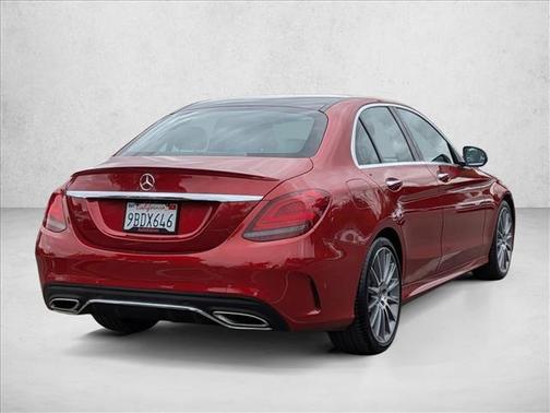 designo Cardinal Red Metallic 2021 Mercedes-Benz C-Class C 300 4MATIC