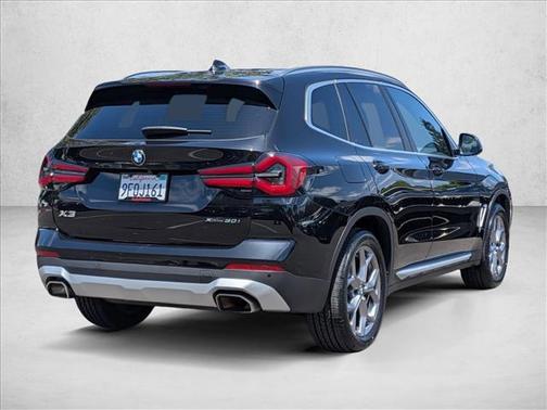 Black Sapphire Metallic 2023 BMW X3 xDrive30i
