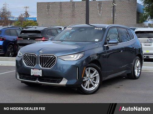 Arctic Race Blue Metallic 2025 BMW X3 30 xDrive