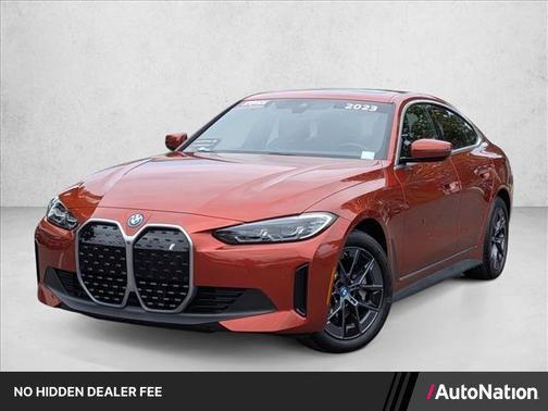 Sunset Orange Metallic 2023 BMW i4 Gran Coupe eDrive35