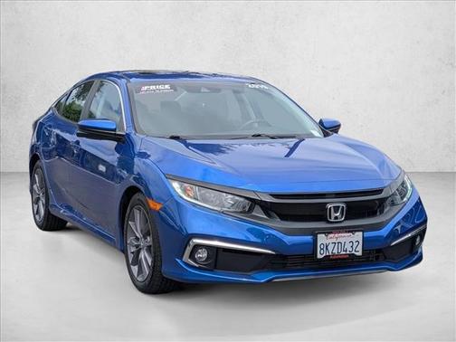 Cosmic Blue Metallic 2019 Honda Civic EX