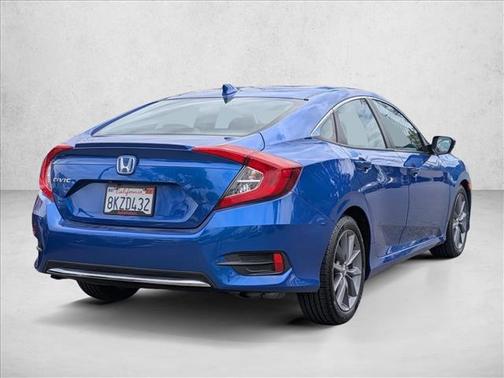 Cosmic Blue Metallic 2019 Honda Civic EX
