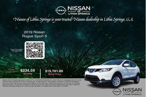 2019 Nissan Rogue Sport S