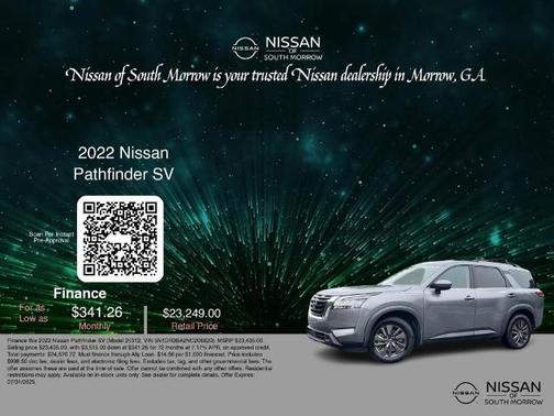 2022 Nissan Pathfinder SV