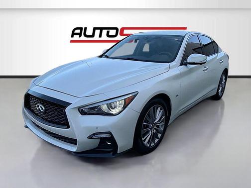 White 2023 INFINITI Q50 3.0t LUXE