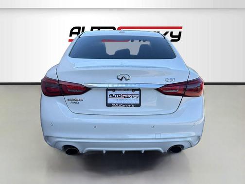 White 2023 INFINITI Q50 3.0t LUXE