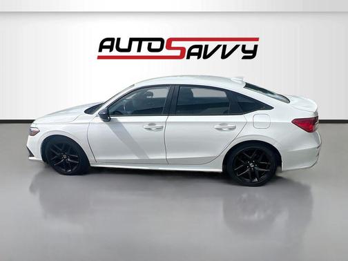 Platinum White Pearl 2024 Honda Civic Sport
