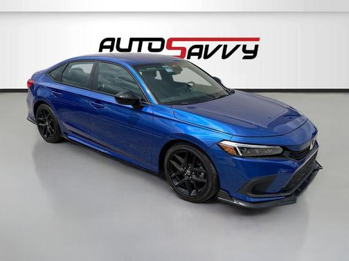 Aegean Blue Metallic 2024 Honda Civic Sport
