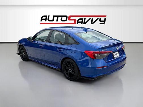 Aegean Blue Metallic 2024 Honda Civic Sport