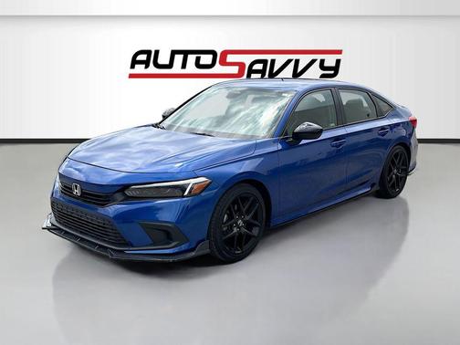 Aegean Blue Metallic 2024 Honda Civic Sport