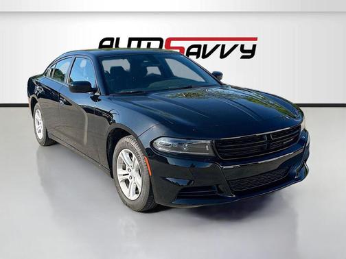Pitch Black Clearcoat 2023 Dodge Charger SXT