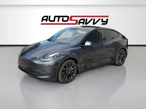 Solid Black 2024 Tesla Model Y Performance Dual Motor All-Wheel Drive