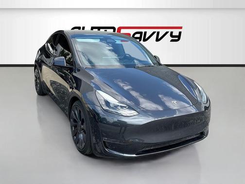 Solid Black 2024 Tesla Model Y Performance Dual Motor All-Wheel Drive
