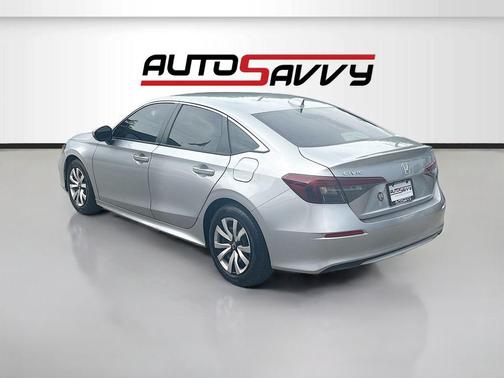 Solar Silver Metallic 2025 Honda Civic LX