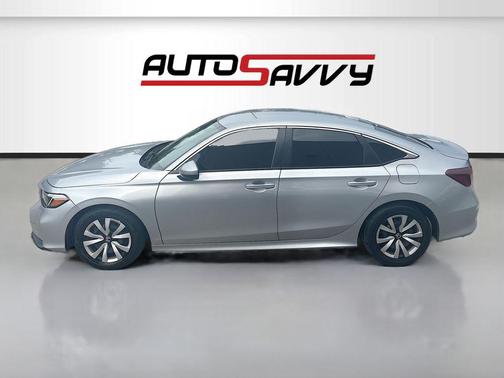 Solar Silver Metallic 2025 Honda Civic LX