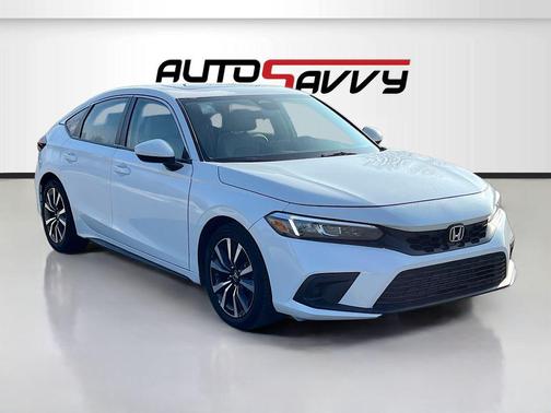 Platinum White Pearl 2023 Honda Civic EX-L