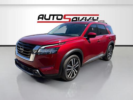 Scarlet Ember Tintcoat 2023 Nissan Pathfinder Platinum FWD