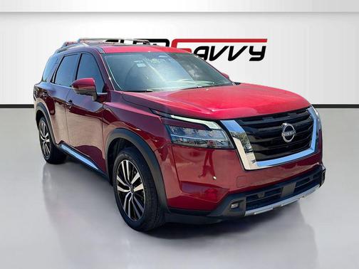 Scarlet Ember Tintcoat 2023 Nissan Pathfinder Platinum FWD