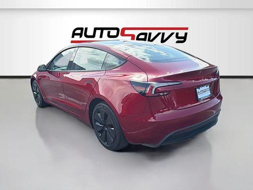 Ultra Red 2025 Tesla Model 3 Long Range