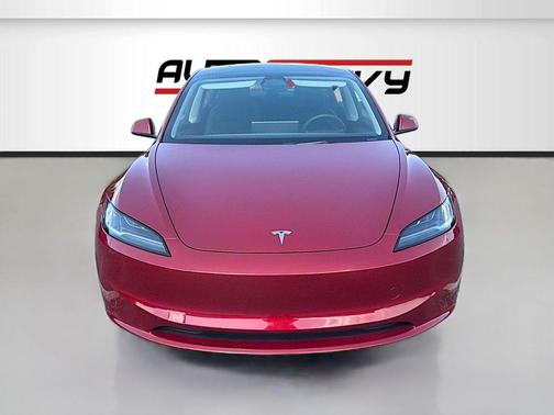 Ultra Red 2025 Tesla Model 3 Long Range