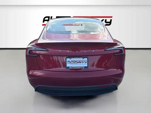 Ultra Red 2025 Tesla Model 3 Long Range