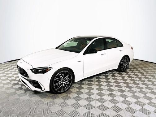 Polar White 2026 Mercedes-Benz AMG C 43 Base 4MATIC